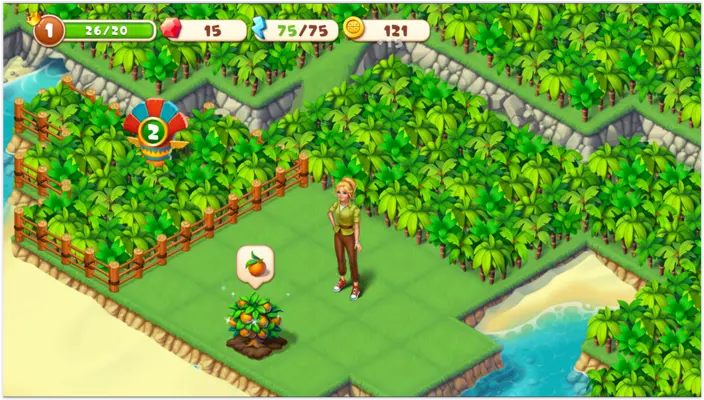 Tropical Merge android App screenshot 3