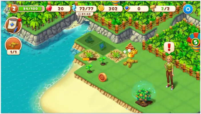 Tropical Merge android App screenshot 4